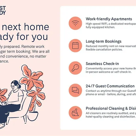 דירה Guestready - Sunny Retreat In *